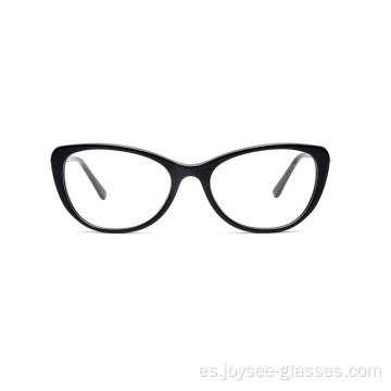 Fashion New Stock Full Rim Cat Eye Acetate Se anteeguases de anteojos